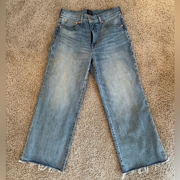 J. Crew Wide Leg Crop Jean - Picture 4 of 6